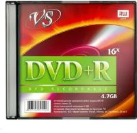 DVD+R Носители информации DVD+R, 16x, VS, Slim/5, VSDVDPRSL501