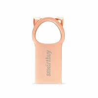 Флеш-накопитель USB 2.0 Smartbuy 16GB MC5 Kitty (SB016GBMC5), розовый