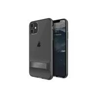 Панель силиконовая Uniq Cabrio stand Smoke для iPhone 11 серая