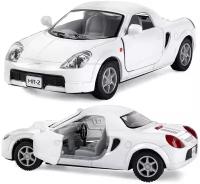 Машина Kinsmart Toyota MR2 (металлическая, инерционная, белая) 1:32