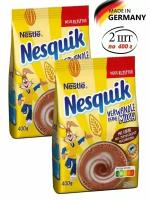 Какао Несквик напиток быстрорастворимый Nesquik Nestle 2 шт по 400 гр, Германия
