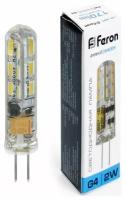 Лампа светодиодная LED 2вт 12в G4 дневной капсульная 25859 FERON