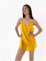 Сорочка Bright Fame, размер 50-52, горчичный, желтый