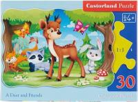 Castorland A Deer and Friends (В-03570), 30 дет., 13х18х13.2 см, разноцветный