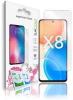 Защитное стекло LuxCase для Honor X8, Play 6T Pro, X30i, На плоскую часть экрана, толщина 0,2 мм