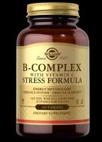 Solgar B-Complex With Vitamin C Stress Formula Tablets, 100 таб