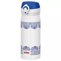 Термокружка Thermos JNL-402, 0.4 л, белый/синий