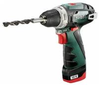 Аккумуляторная дрель-шуруповерт METABO PowerMaxx BS BASIC 12В 1х2.0, патр, кейс