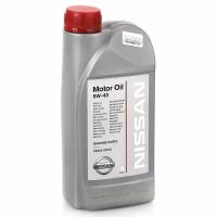 Моторное масло NISSAN 5W-40 синтетическое 1 л