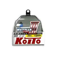 Лампа высокотемпературная Koito Whitebeam H8 12V 35W (70W) 4000K (комплект 2 шт.) арт. P0758W