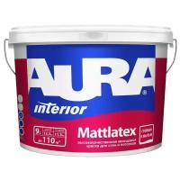 Краска акриловая Aura Interior Mattlatex матовая бесцветный 9 л 9 кг
