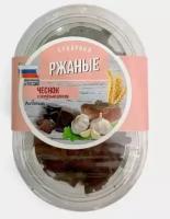 Гренки ржаные 5 шт по 100 г Чеснок с копчёным шпиком (коррекс) Averton Snack