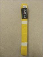 Пояс для единоборств CLIFF, 2,8м, желтый