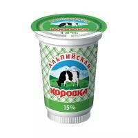 Альпийская коровка Продукт молокосодержащий 15%