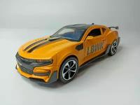 Модель автомобиля Chevrolet Camaro коллекционная металлическая игрушка масштаб 1:24 желтый