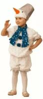 Карнавальный костюм Батик Снеговичок в шапочке-маске