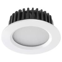 Встраиваемый светильник Novotech Drum 357600, LED, кол-во ламп:1шт., Белый