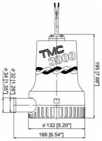 TMC Помпа осушительная, 24 В, 3000GPH (11355 л/ч) 1005924