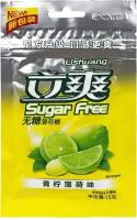 Леденцы мятные без сахара со вкусом лайма Lishuang, 15 г, Китай
