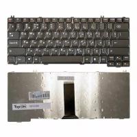 Клавиатура для ноутбука Lenovo ThinkPad F31, F41, F51, IdeaPad 3000 C100, 3000 N100 Series. Плоский Enter. Черная, без рамки. 42T3419, 05X004