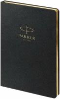 Parker PL1113305 Ежедневник недатированный, черный c нанесением logo parker