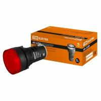 Лампа TDM AD-22DS(LED), матрица d22мм, 230В, красный