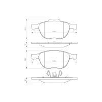 Дисковые тормозные колодки передние BOSCH 0986495215 (1 шт.)