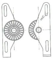 Натяжитель Приводного Ремня Renault Clio/Laguna/Logan/Megane/Sandero/Scenic/Symbol 1,4/1,6(8кл.) 97- Sat арт. ST-8200192843