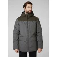 Куртка парка мужская, Helly Hansen, HUDSON PARKA, цвет зеленый, размер M