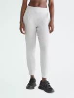 Джоггеры Calvin Klein S серые в рубчик с защипами Performance Ribbed High Waist Pleated Joggers