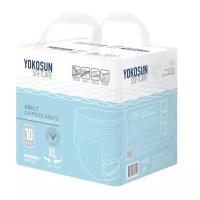 Трусы впитывающие YokoSun Softcare Pants, XL, 7 капель, 130-170 см, 1 уп. по 10 шт