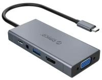 USB-концентратор Orico MC-U501P (серый)