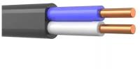 Электрический провод ПВС 2 x 2,5 3 м черный медный НКЗ