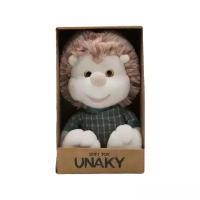 Мягкая игрушка UNAKY Soft toy Ежик Авроська, 21 см, мультиколор