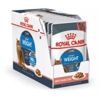 Влажный корм Royal Canin Light Weight для кошек профилактика избыточного веса 12 шт. х 85 г (кусочки в соусе)