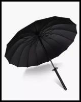 Зонт - Меч GALAXY, полуавтомат, складной, мужской, т черный, С-811