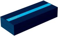 Ручка шариковая Waterman Carene De Luxe S0700000 Black Silver GT M, серебристо-черная, синие чернила в подарочной коробке (815869)