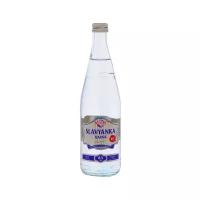 Вода Славянка питьевая газированная, стеклянная бутылка