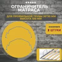 Матрасодержатель для ортопедических оснований на трубу 30х30мм, 2 шт