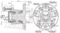 Ступица задняя в сборе L=R OPEL Astra H/Zafira B /5 болтов GANZ GIM03041 GANZ GIM03041