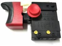 Выключатель (кнопка) FA2-4/1BEK-6 6(6A) для сетевого шуруповерта Энергомаш, Sturm, Калибр, ACDC, Pit, Fit, Hammer и пр