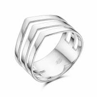 Кольцо Яхонт серебро, 925 проба, размер 18