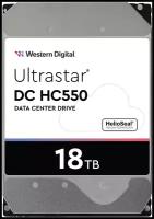 Жесткий диск Western Digital Original SATA-III 18Tb WUH721818ALE6L4 Server Ultrastar DC HC550 (7200rpm) 512Mb 3.5