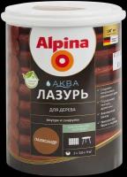 Защитная лазурь для дерева Alpina Аква, 0,9 л, палисандр