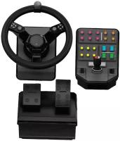 Руль Logitech G Saitek Farm Simulator Controller 38кноп. (с педалями) черный