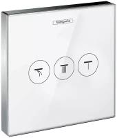 Hansgrohe 15736400 ShowerSelect Запорно-переключающее устройство на 3 выхода, белый/хром