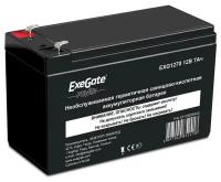 EXEGATE батареи ES252436RUS Аккумуляторная батарея DT 1207 EXS1270 12V 7Ah, клеммы F1