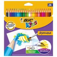 Карандаши цветные BIC Kids Aquacouleur Коробка x24