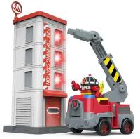 Silverlit Игровой набор Поли Робокар Пожарная станция с фигуркой Рой Silverlit 83409