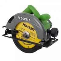 Пила циркулярная ProCraft KR2300 (2,3 кВт, диск Ø185 мм, пропил до 62 мм, 2 диска в комплекте)